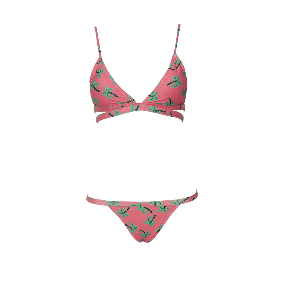 Sexy Palmenmuster Bikini – Tropischer Style für den Sommer
